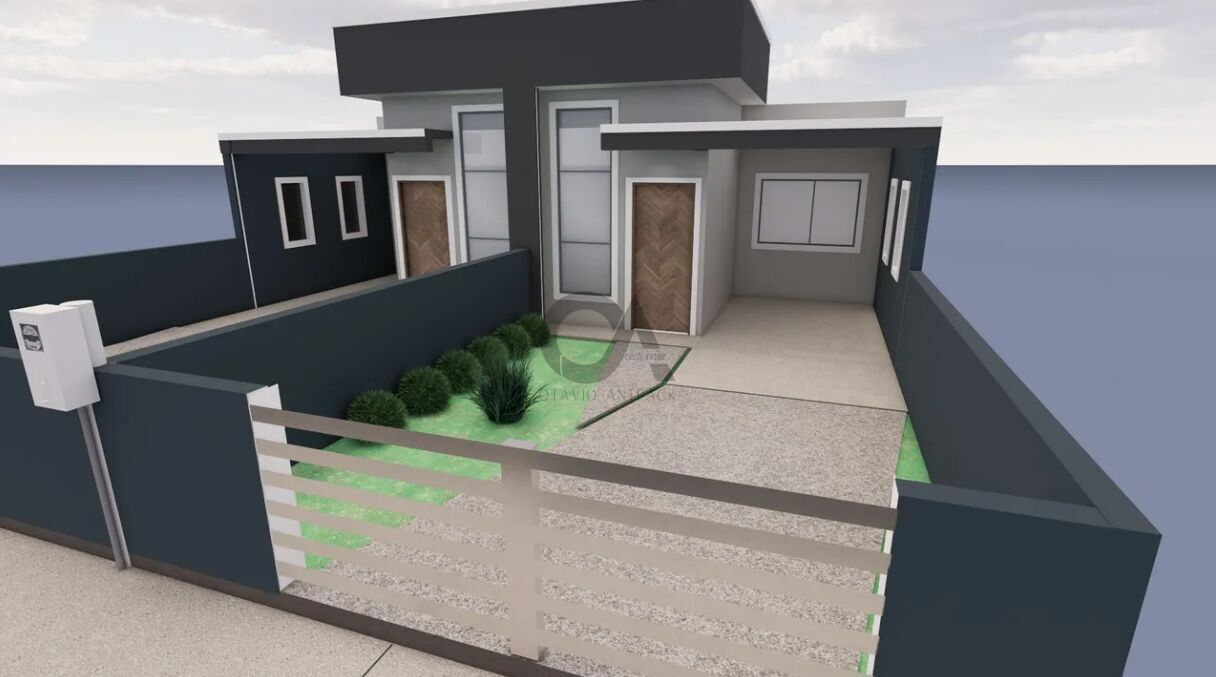 Casa 2 Dormitórios (1 Suíte) | Porcelanato | Jardim de Canto | Loteamento Jardins – Palhoça/SC